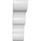 Ekena Millwork 5-in. W x 16-in. D x 16-in. H Ozark Architectural Grade PVC Knee Brace BRCP05X16X16OZK - alternate 6